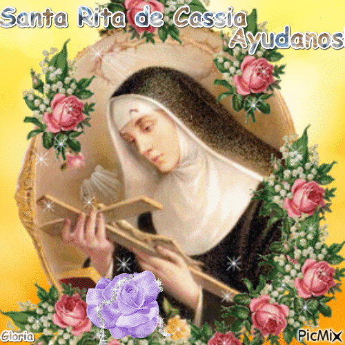 Virgen Santa Rita de Cassia - Free animated GIF