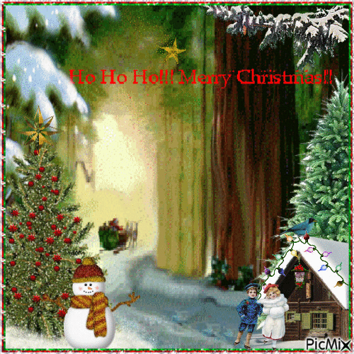 Santa Claus hohoho - Бесплатный анимированный гифка