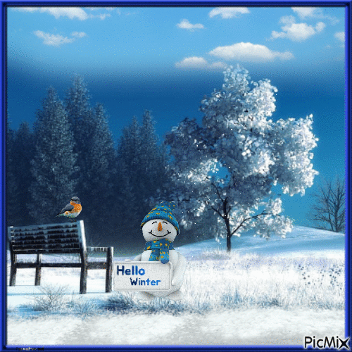 Der erste Schnee - Ingyenes animált GIF