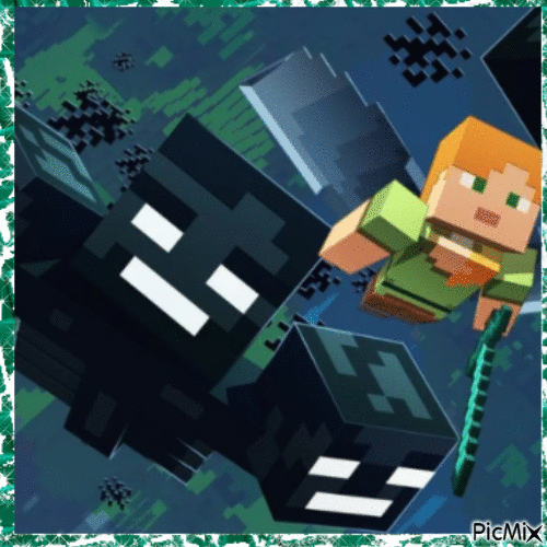 The Wither - Minecraft - 免费动画 GIF