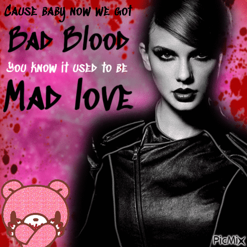 Taylor swift Bad Blood - Free animated GIF