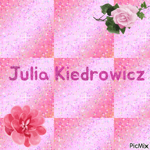 Julia Kiedrowicz - Zdarma animovaný GIF