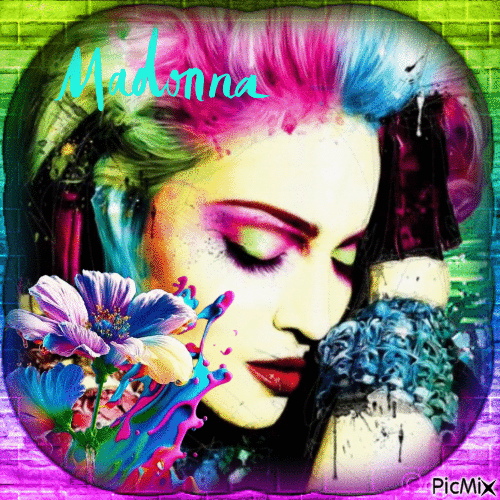 Madonna - Безплатен анимиран GIF