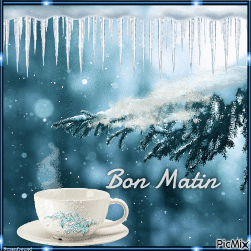 Bon Matin - Бесплатный анимированный гифка