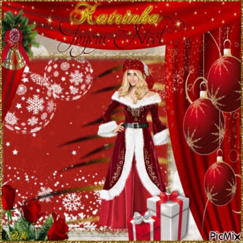 Merry Christmas Katrinka - gratis png