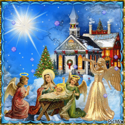 Christmas Angel K+ - Ingyenes animált GIF