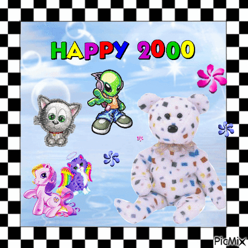 Happy 2000! - GIF animado gratis