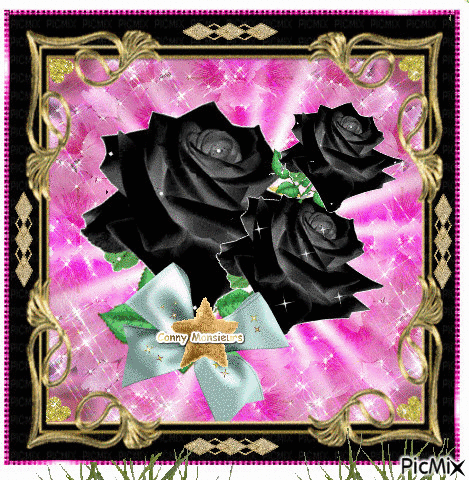 roses Conny Monsieurs - GIF animé gratuit
