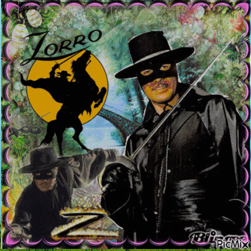 Zorro - Gratis animeret GIF