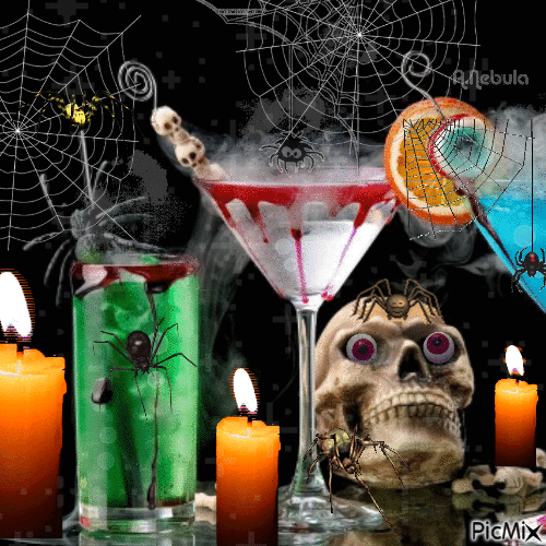 The drink of horror-contest - Free animated GIF