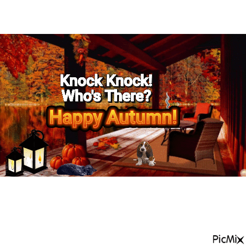 Happy Autumn - Бесплатни анимирани ГИФ