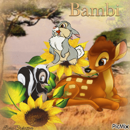 Concours : Bambi - Free animated GIF