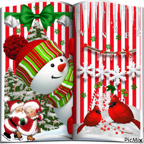 Book of Christmas - Darmowy animowany GIF