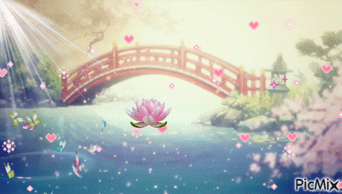 Lotus - GIF animé gratuit