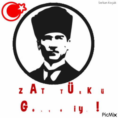 Atatürk - Animovaný GIF zadarmo