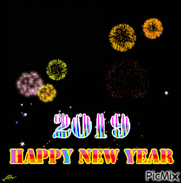 happy New Year - 免费动画 GIF