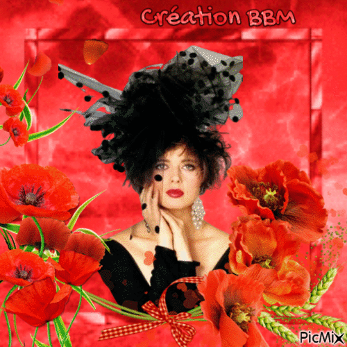 Portrait femme par BBM - Ingyenes animált GIF