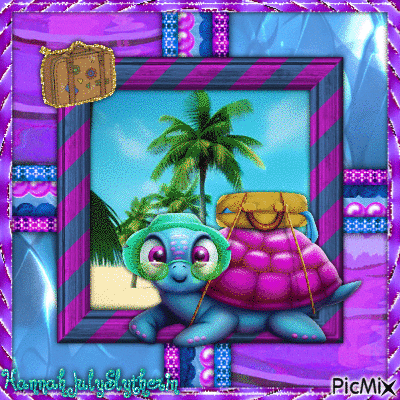 {[This Turtle is on Holiday]} - GIF animate gratis