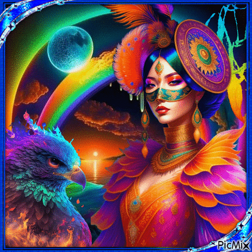Multicolored fantasy - 無料のアニメーション GIF
