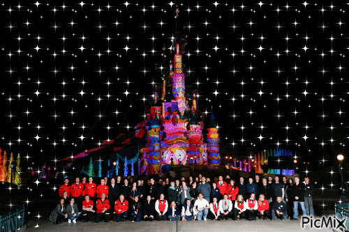 Disneyland paris - Animovaný GIF zadarmo