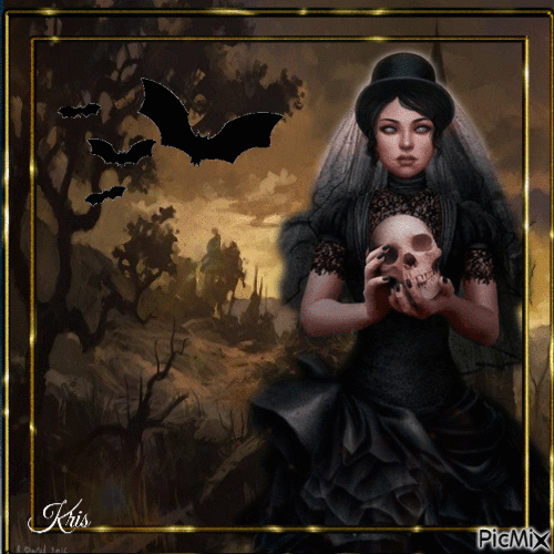 gothic femme - Δωρεάν κινούμενο GIF