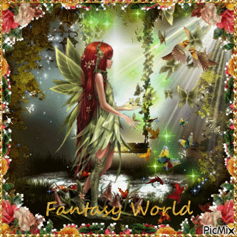 Fantasy World - GIF animate gratis