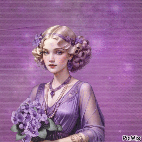 Beautiful purple - 無料のアニメーション GIF