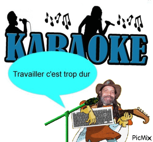 karaoke oursibear - Besplatni animirani GIF