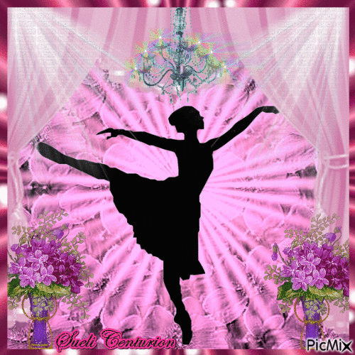 Bailarina - GIF animado grátis