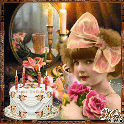 For your birthday, how many candles please? - GIF animate gratis