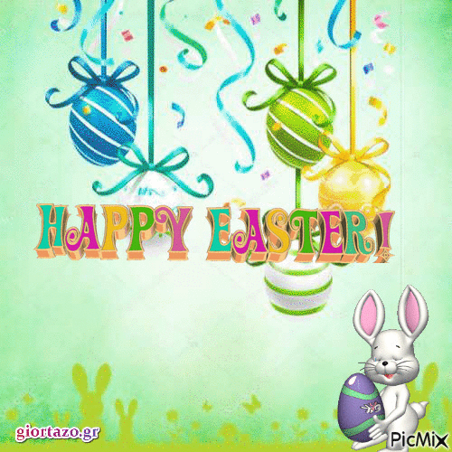 Happy Easter - Darmowy animowany GIF