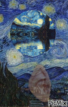 La oreja de Van Gogh - GIF animado gratis