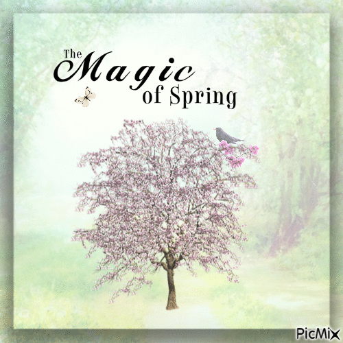 The Magic of Spring - GIF animado grátis