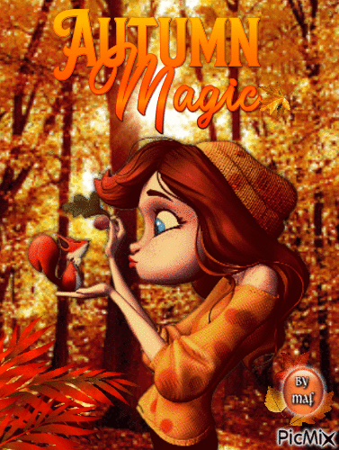 Autumn Magic - GIF animado grátis