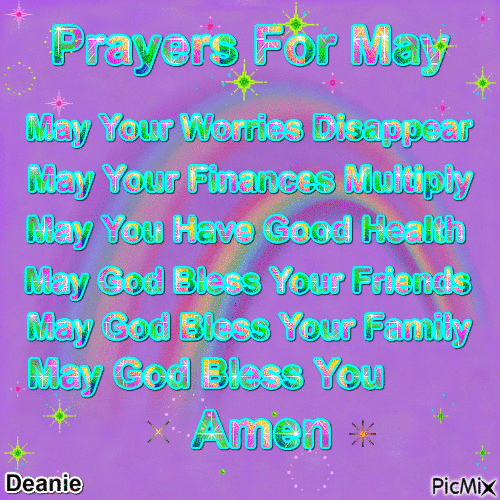 Prayers  For May - 免费动画 GIF