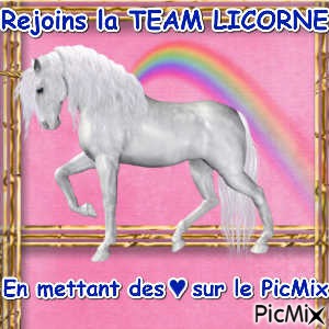 La Team Licorne - PNG gratuit