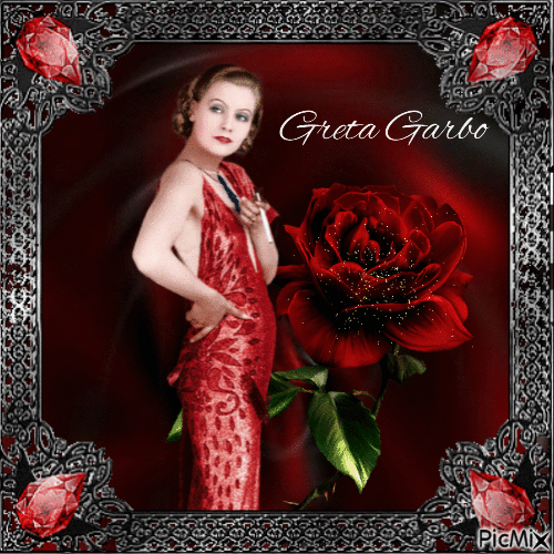 Greta Garbo - Gratis animeret GIF