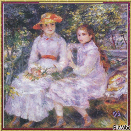 Auguste Renoir - Бесплатный анимированный гифка