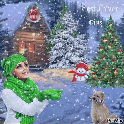 c'est l'hiver - Ingyenes animált GIF