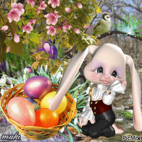 Joyeuses Pâques! - GIF animado grátis