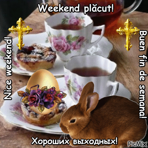 Weekend plăcut!s - Ingyenes animált GIF