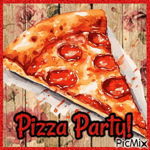 Pizza Party! - Free animated GIF