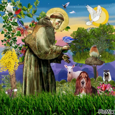 São francisco de Assis - Bezmaksas animēts GIF