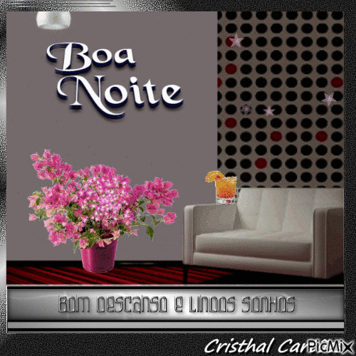 Boa Noite! ╭🍃🌸╯ - Bezmaksas animēts GIF