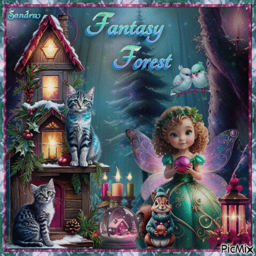 Fantasy Forest - Ingyenes animált GIF