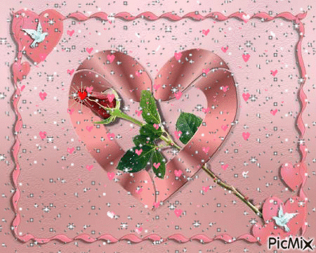 cuore rosa - Bezmaksas animēts GIF