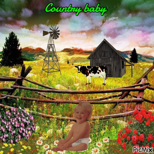 Country baby - Бесплатни анимирани ГИФ