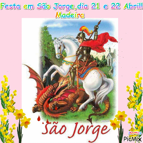São Jorge - Bezmaksas animēts GIF