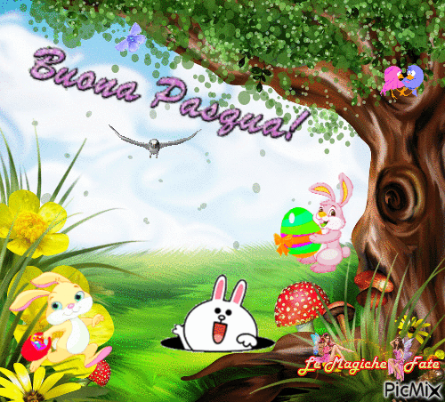 Buona Pasqua - Darmowy animowany GIF