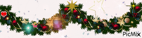 guirlande de Noël - GIF animé gratuit